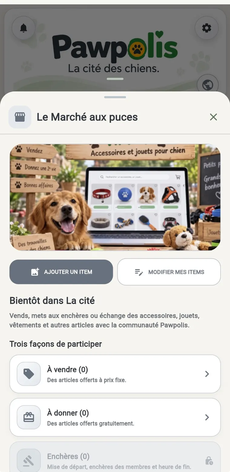 Chiens de la communauté Pawpolis