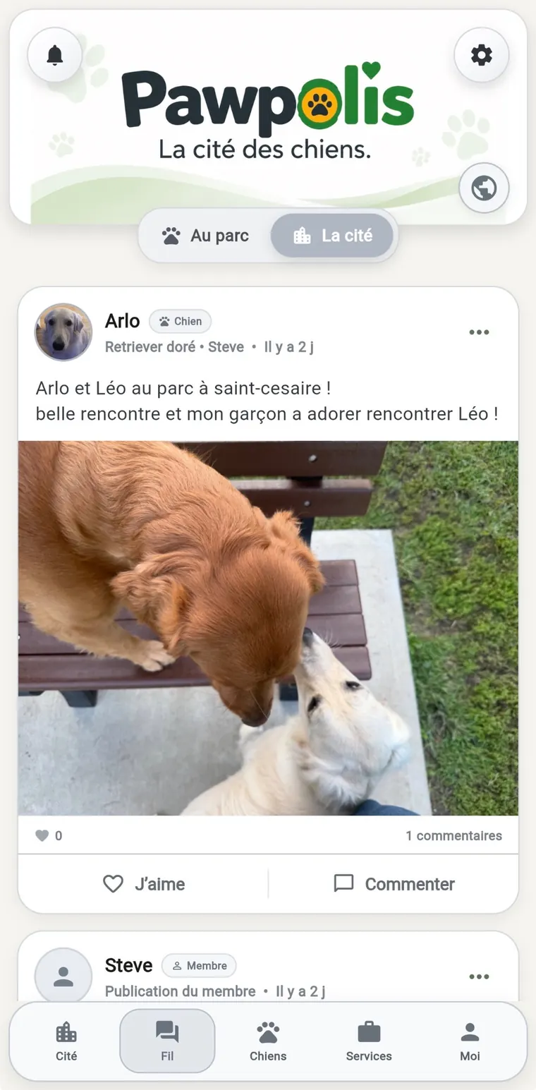 Fil communautaire Pawpolis